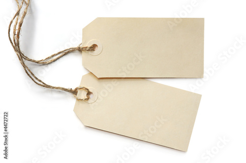 Two Blank Tags