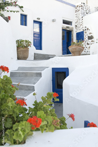 Fototapeta Naklejka Na Ścianę i Meble -  Greek house, cycladic styli