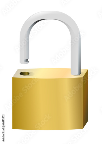 Plakat Cadenas ouvert