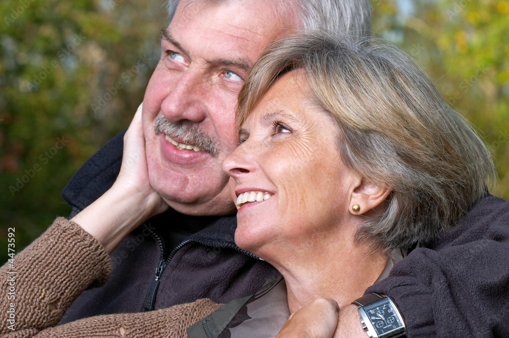 Smiling mature couple Smiling mature couple