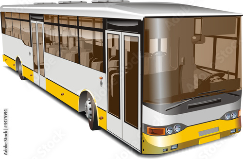 Vector illustration city bus