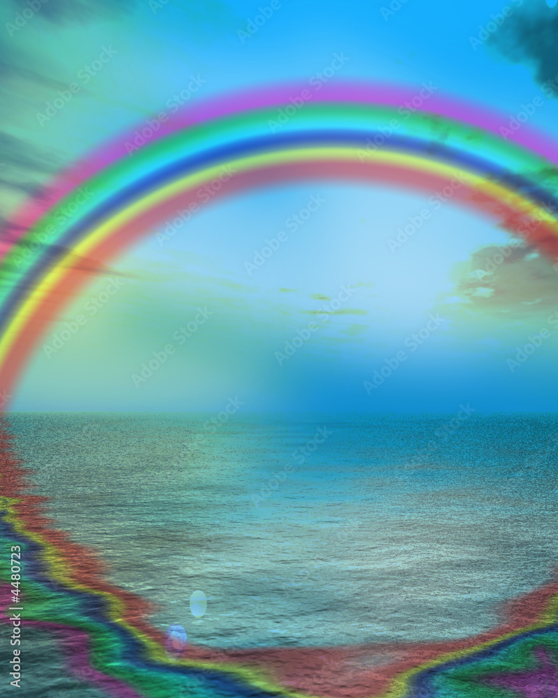 Rainbow reflected