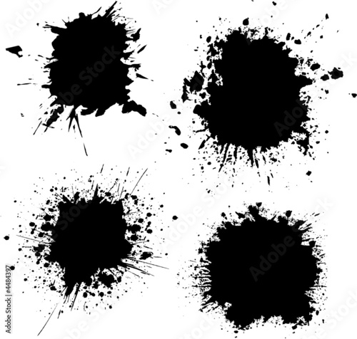 Ink splats