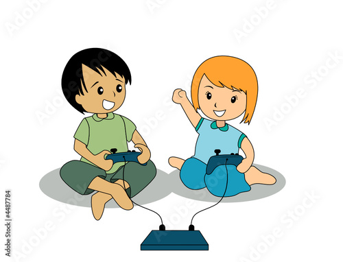 Kids Playing Video Games