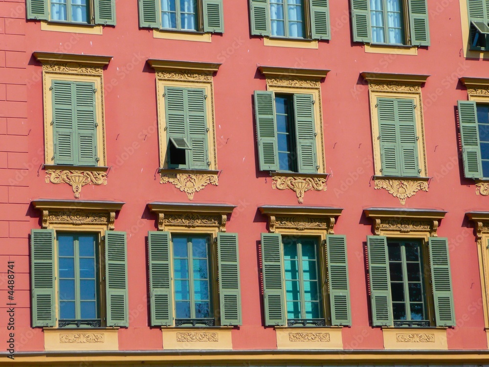 Fototapeta premium fenêtres niçoises
