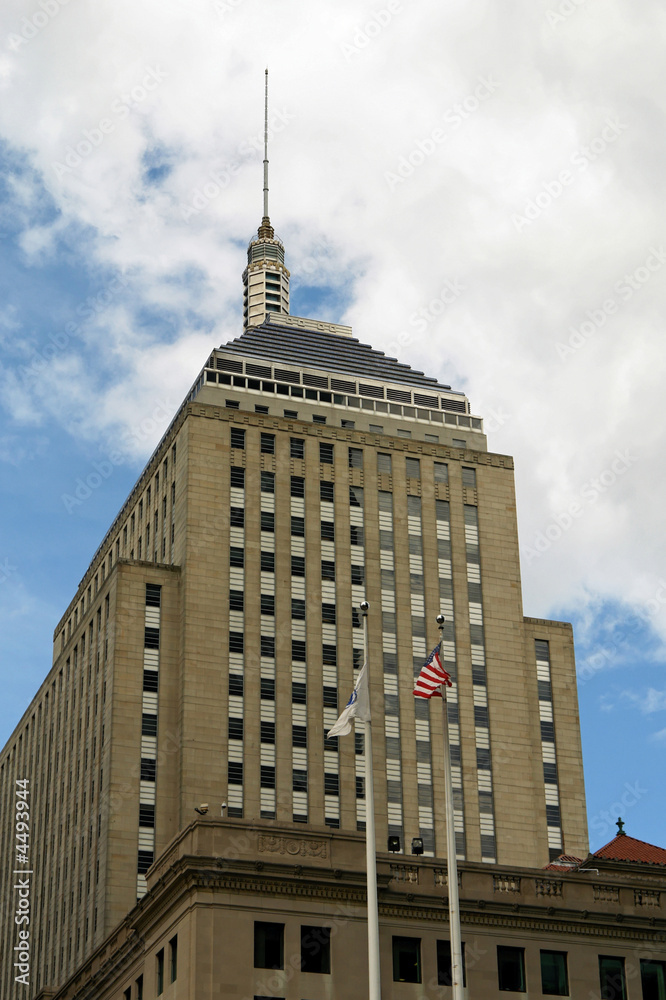 Naklejka premium weather beacon building