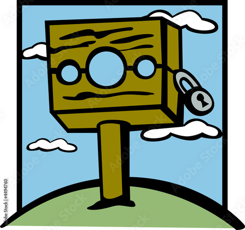 wooden stockade in a hill