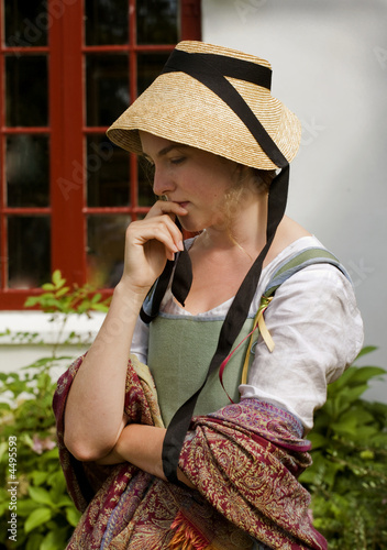 old-fashioned young girl