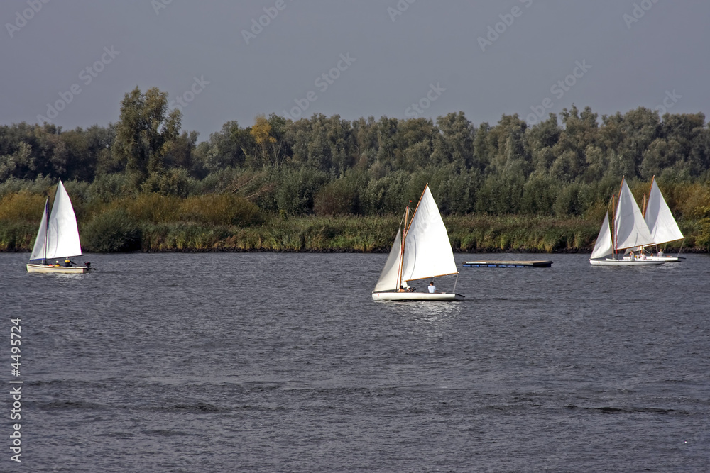 Fototapeta premium Sailing in Holland