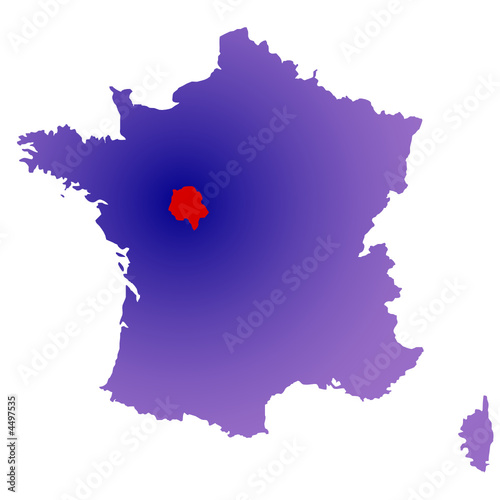 Indre et Loire en France