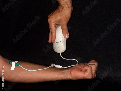 Computer technology into blood vessel