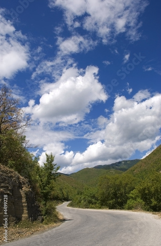 Road to the mountain