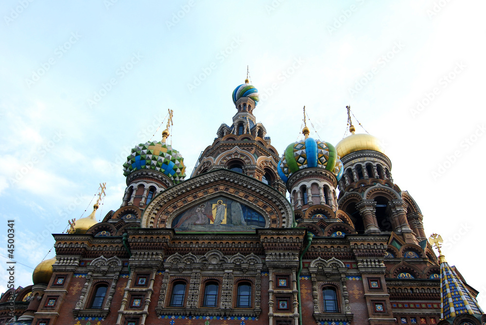 Obraz premium savior on spilled blood, saint petersburg, russia
