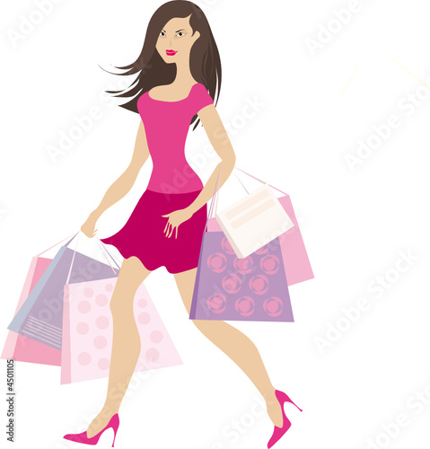 Shopping girl2