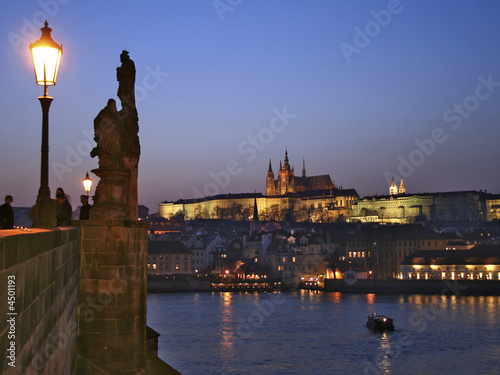 Картината върху платно Praga by Night