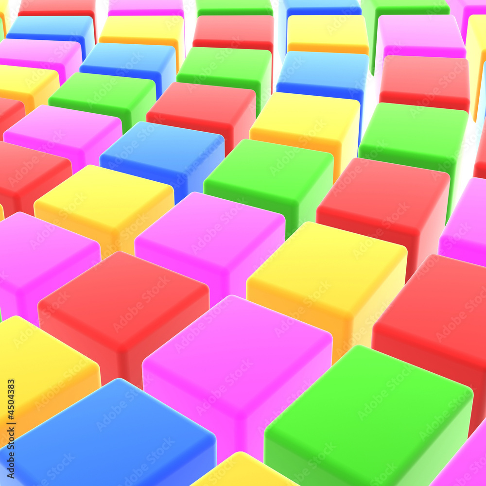 colorful cubes colorful cubes