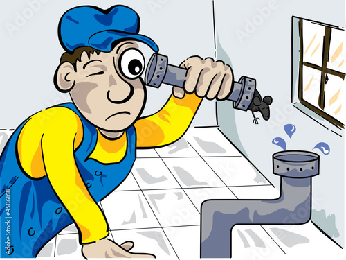 Plumber and mouse
