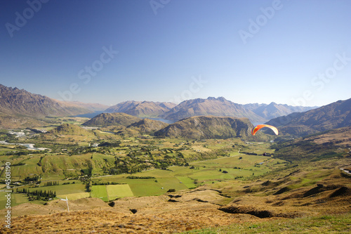 Paragliding In The Mountains