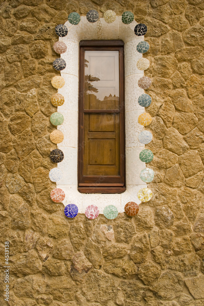 Obraz premium Gaudi window