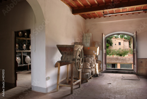 veduta dalla cantina