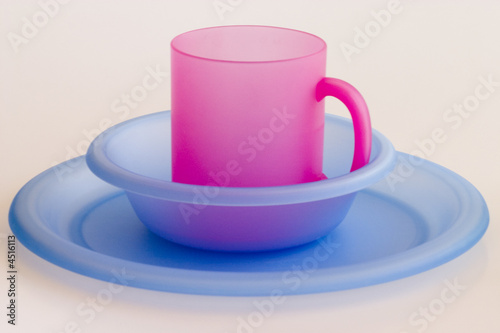 Colorful beach picnic set
