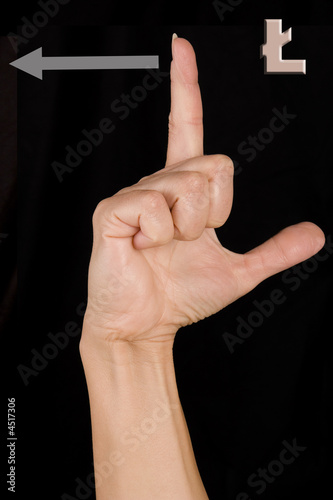 letter ł in polish sign language