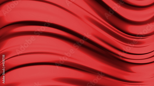 Abstract liquid red background  3D rendering