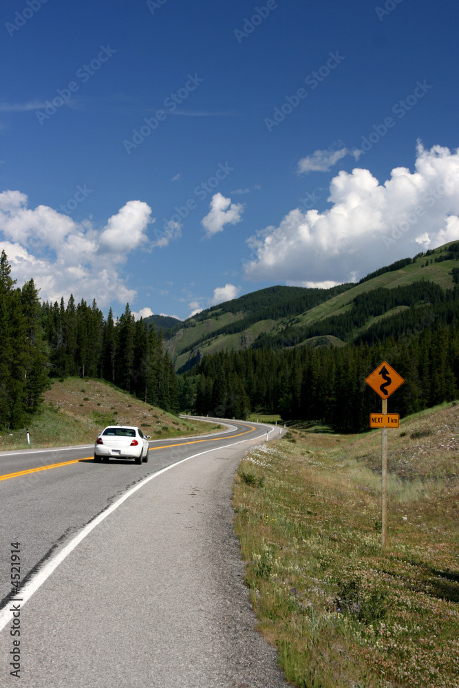 Fototapeta premium Mountain road