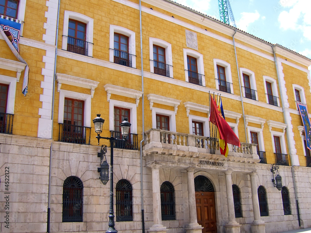 Fachada del Ayuntamiento - TERUEL - Aragon - España - Spain