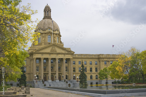 Alberta Provincial Legislature Building in fall