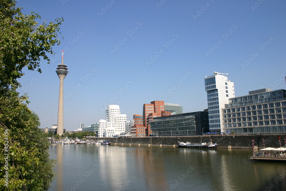 Naklejka premium Medienhafen Düsseldorf