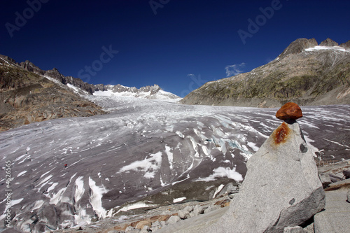 Glacier du rhône photo