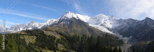 Panorama vu du TMB en montant au Nid d'Aigle