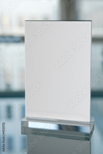 Schilderij op canvas Hinweistafel