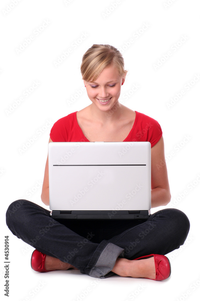 Woman using laptop Woman using laptop