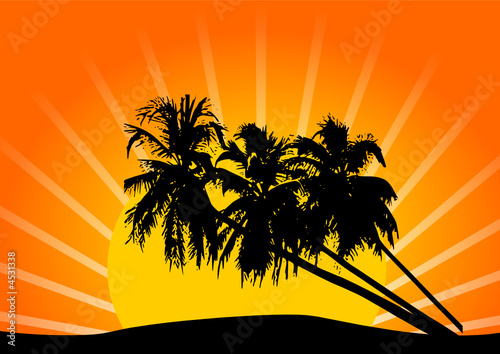 coucher de soleil