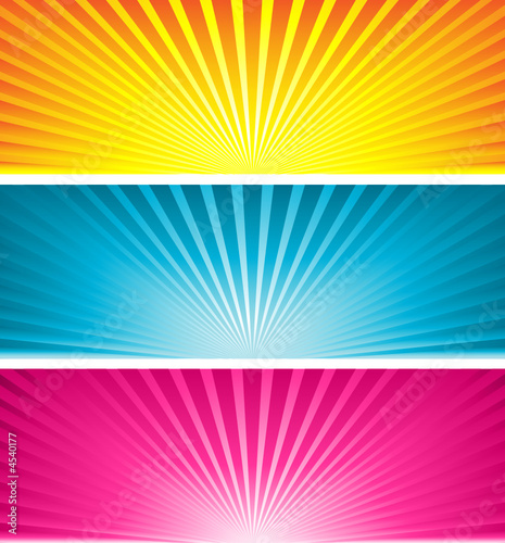 Coloured starbursts