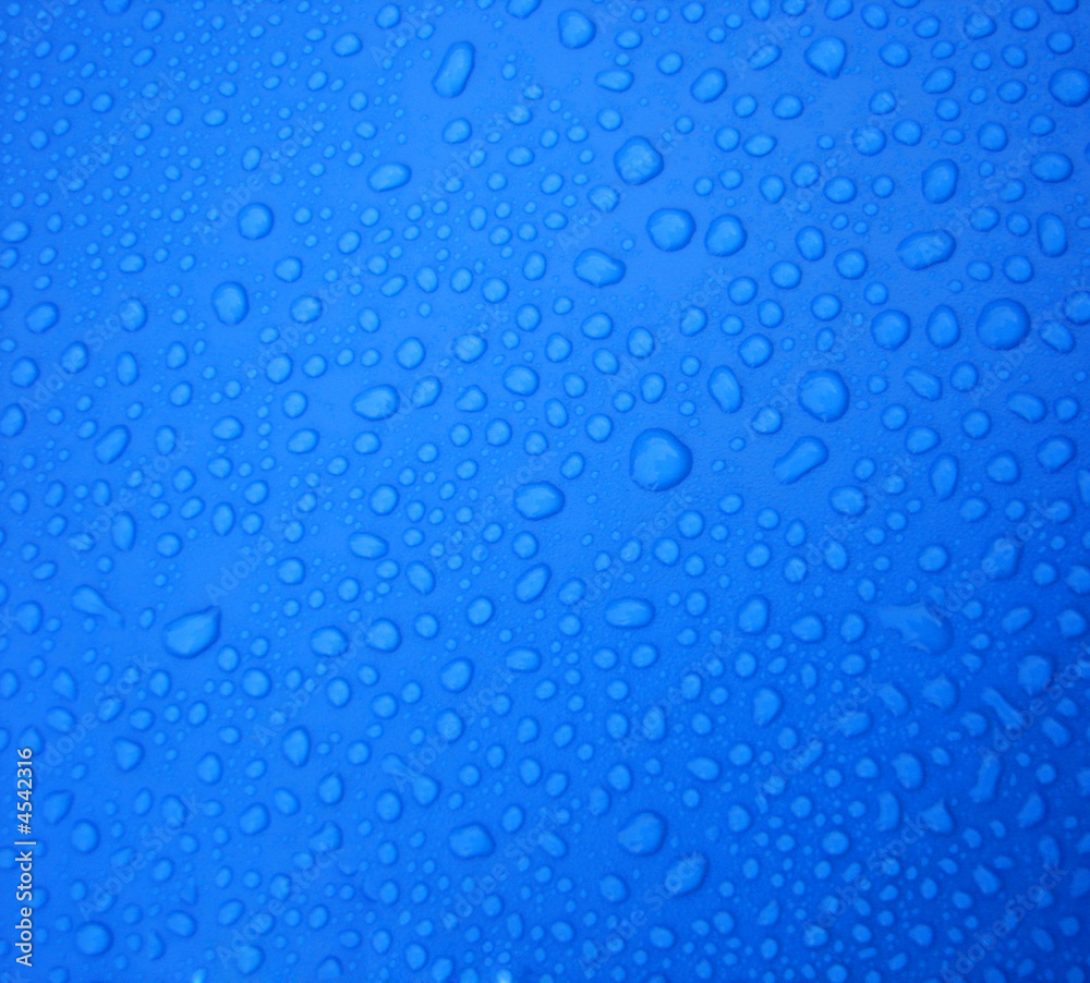 Raindrops on Blue