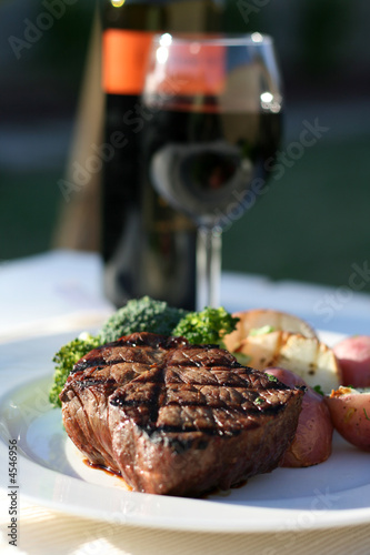 Fotografie Steak Dinner