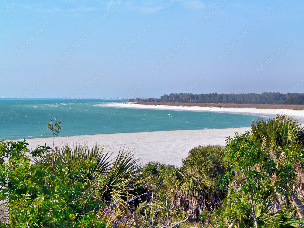 Beach On Gorgeous Spring Day