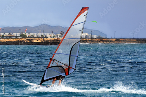 Windsurfer in Lanzarote