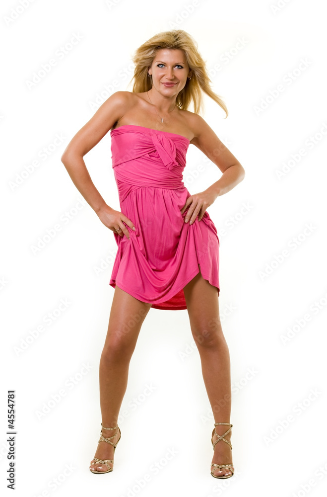 Hot pink dress Hot pink dress