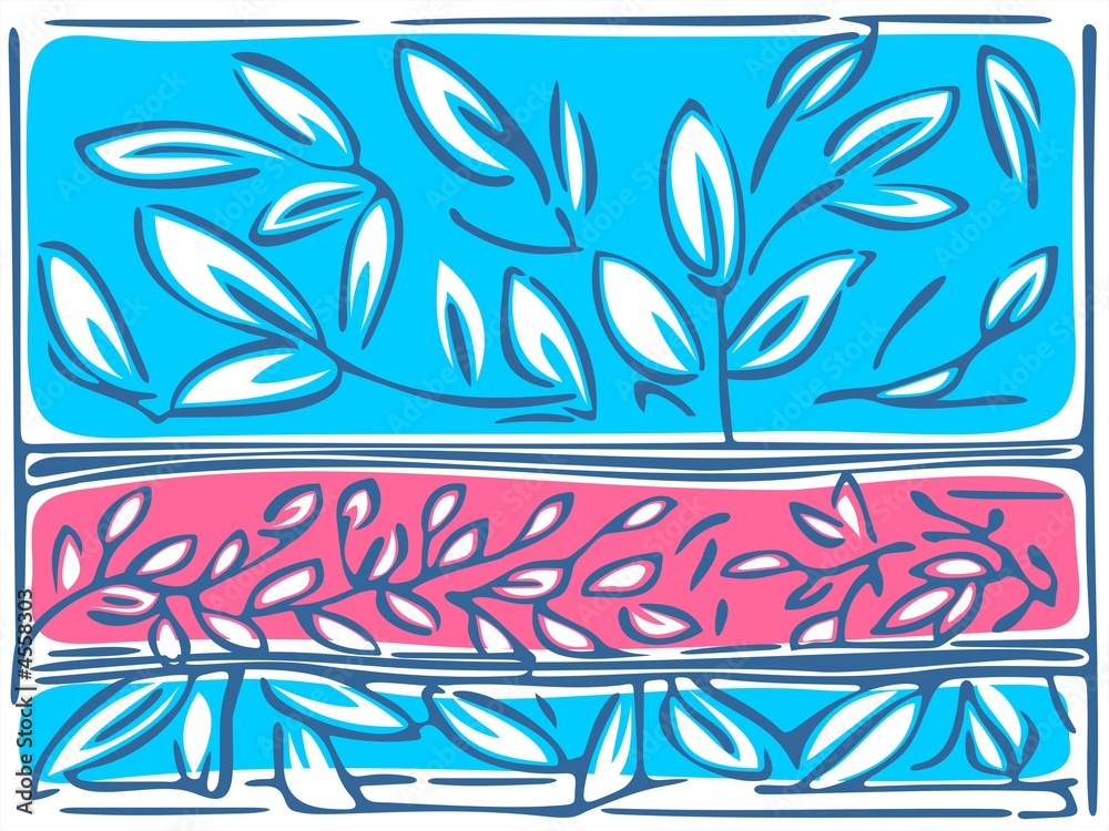 Fototapeta premium Leaves background