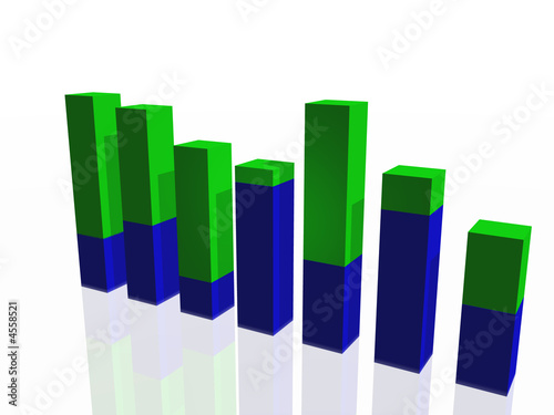 Statistik Gr  n Blau