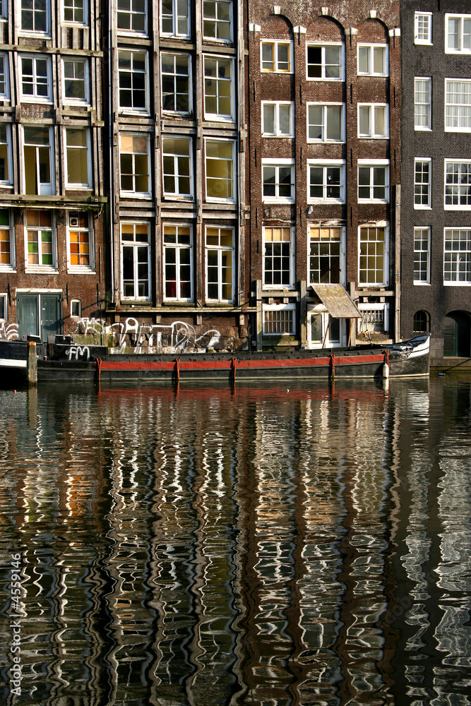 façades d'immeubles à Amsterdam