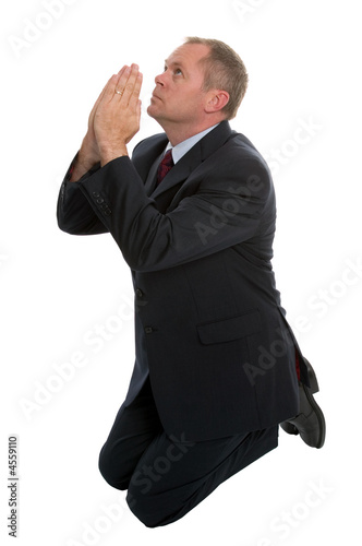 Foto Businessman praying