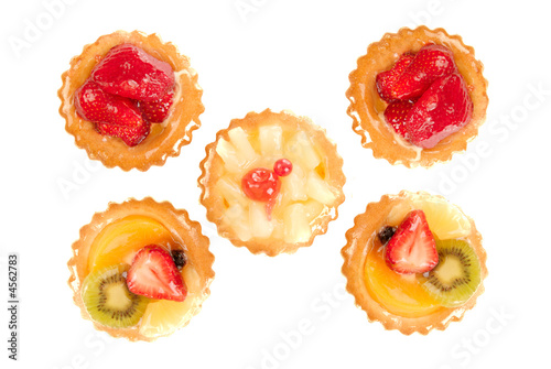 Pastry and fruit