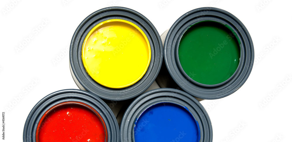 Primary color paints