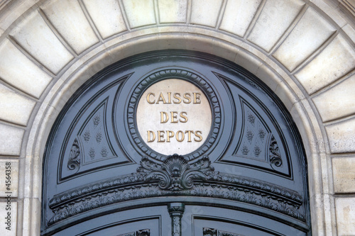Obraz na płótnie Caisse des dépots w salonie