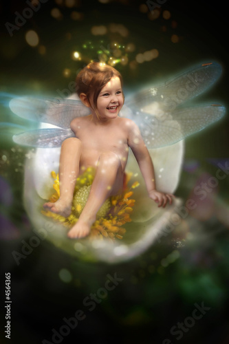 Obraz na płótnie Little Fairy w salonie